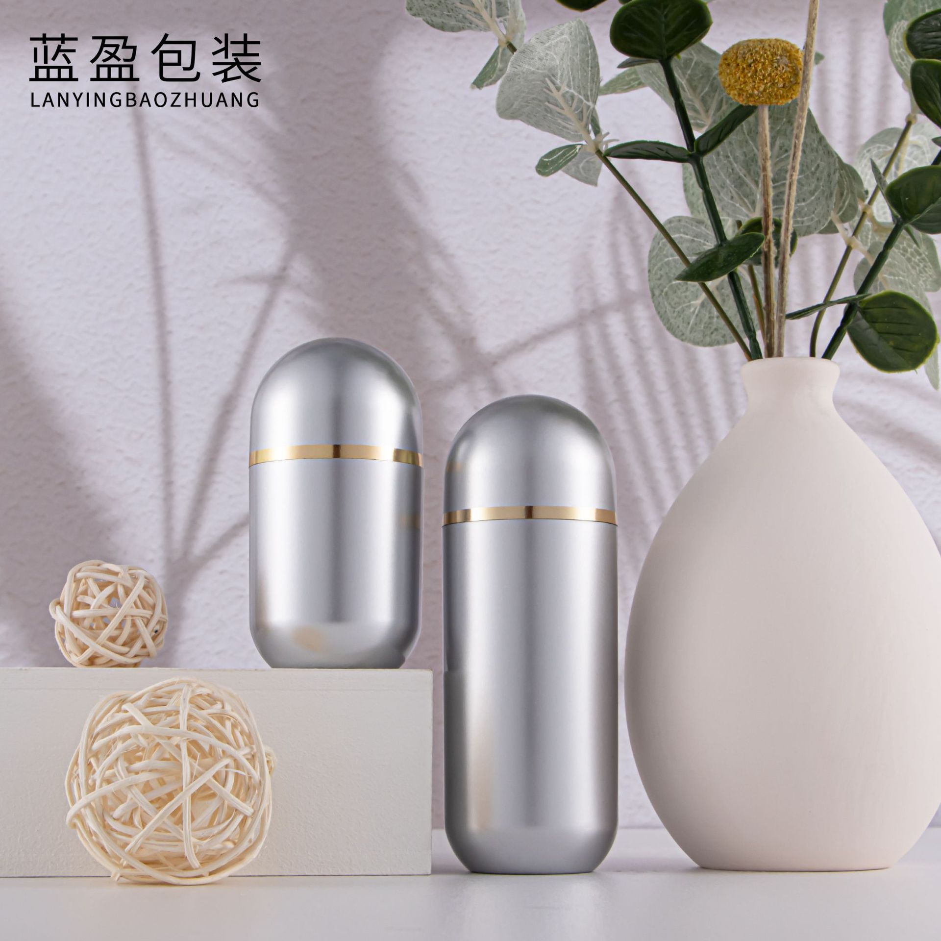 厂家现货保健品瓶糖果压片胶囊枸杞鱼肝油银色塑料分装瓶包材批发
