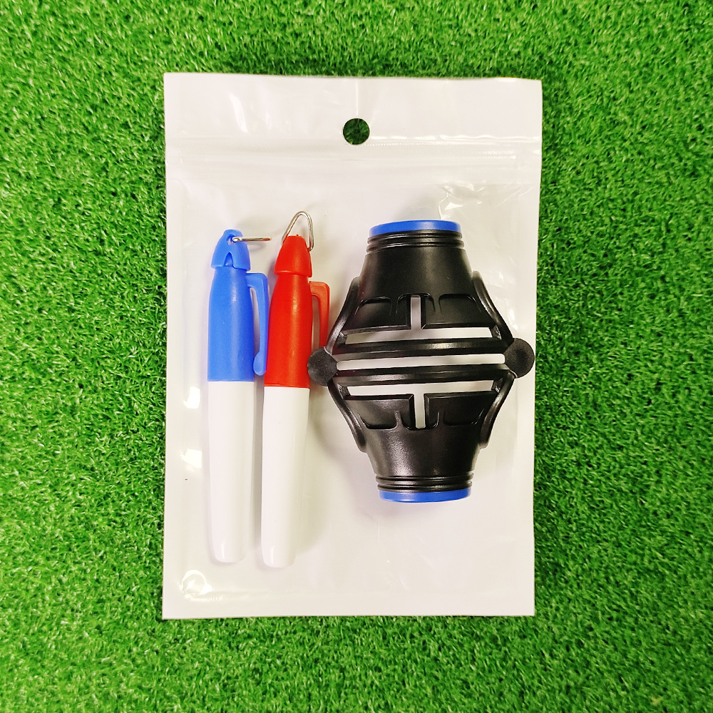 Pelota de golf Scriber anillo herramienta de trazado pintor rotatorio 360 ° dibujo traje pluma