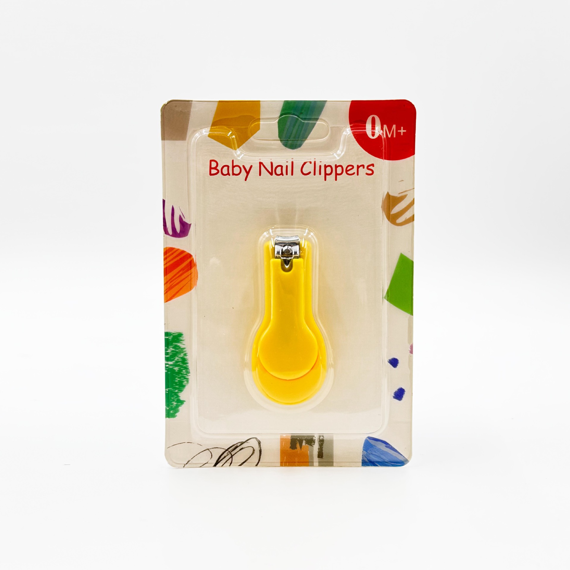 Inglés tarjeta bebé cortaúñas bebé cuidado de las uñas tijeras recién nacido