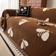 ins风沙发巾高级感盖布2025新款小清新沙发套罩全包防滑四季通用