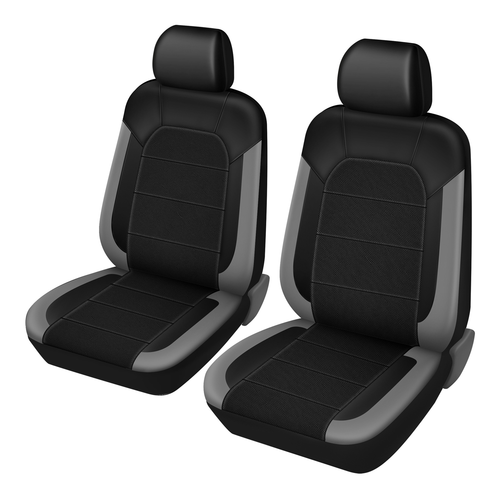 Two-Seat, Universal Seat cushion, seat cover - fashion-gray