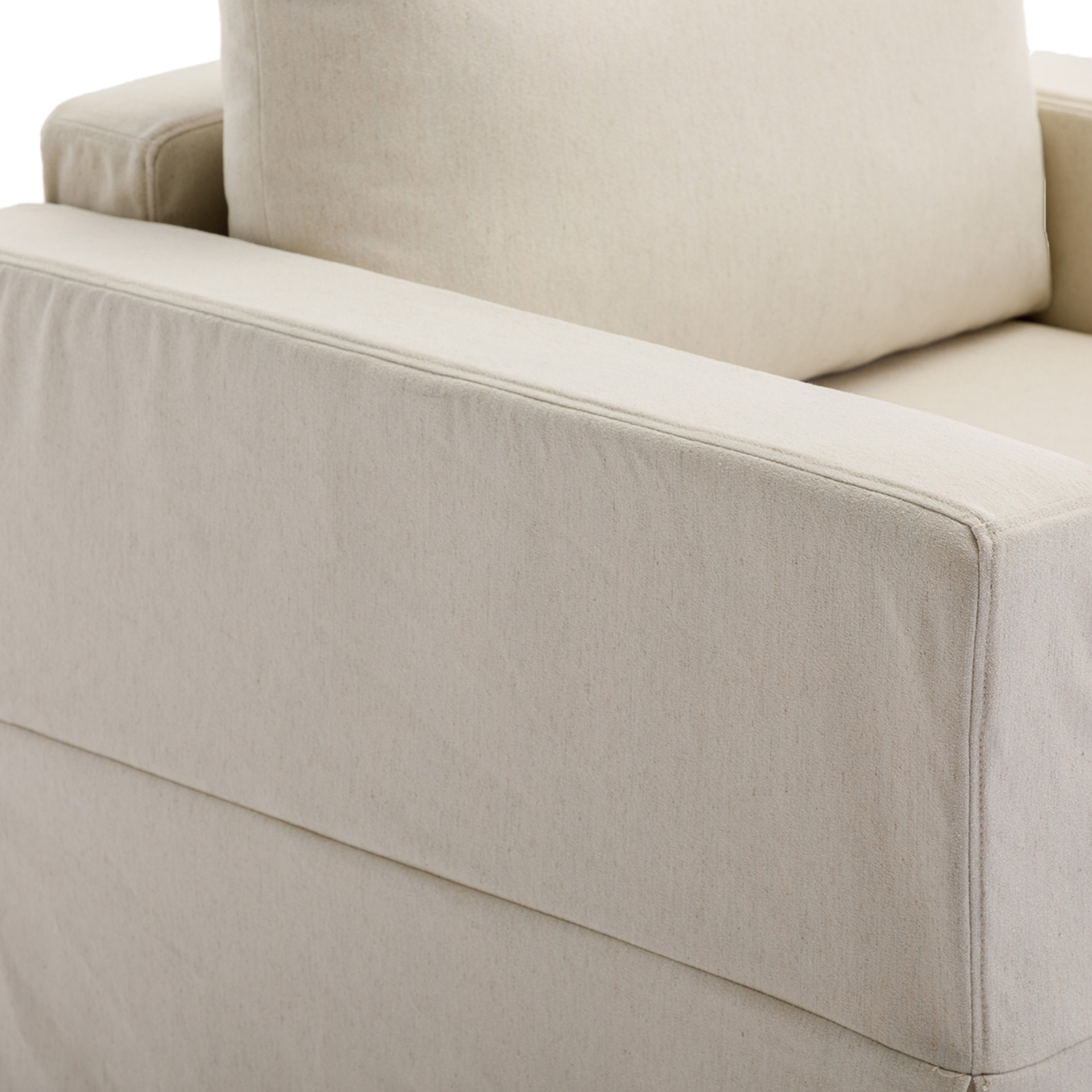 Sofá de tela de lujo ligero, muebles de sala de estar de apartamento pequeño, sofá de combinación posmoderno image 5