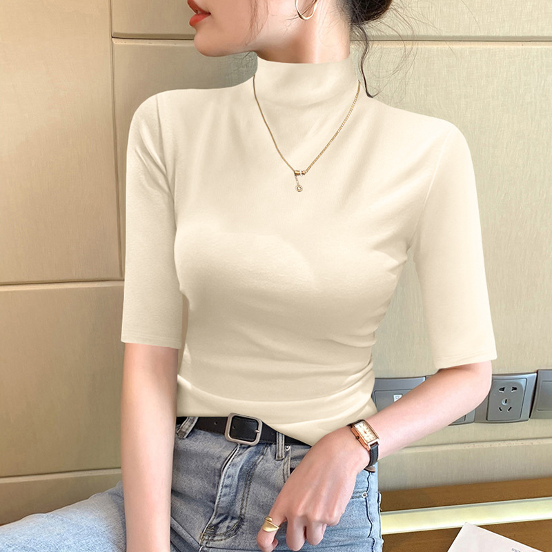 살구 반고칼라 7부소매