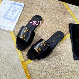 �¿�Y����Ƥ���ٿۛ���Ů�W�����޴�aƽ����Ь Women slippers��