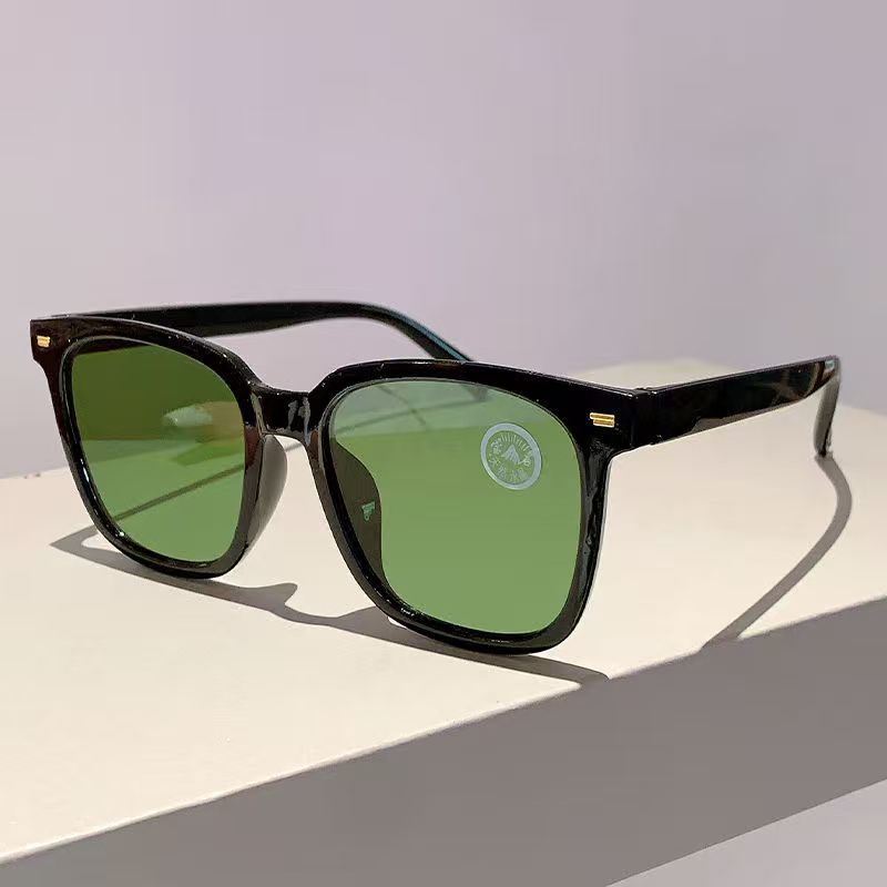 New men's sunglasses anti-ultraviolet sunshade tempered glass temperament retro wear-resistant scratch-resistant sunglasses