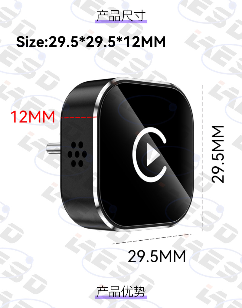 Hot-Selling 2-in-1 Android Auto Apple Wireless Carplay Box Smart Car-Machine Connectivity Carplay Box