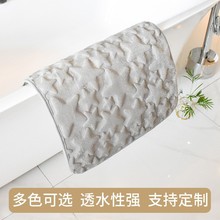 跨境爆款现代简约海绵地毯 防滑吸水速干垫子卧室浴室入户门地垫