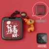 Type A Princess Please Get Rich Gun Red Deer Button