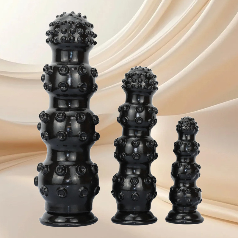 10cm Octopus Bead Extra Large Thick Anal Plug Ash Level Back Chamber Special-Shaped Dildo Anal Expansion Masturbation Sex Product