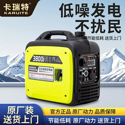 Gasoline Generator 220V Small Household Silent Inverter Outdoor Stall Camping High-Power Portable Handheld