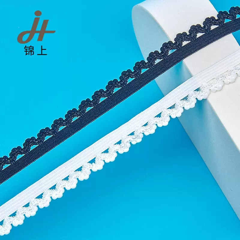 皇冠小绒毛球边蕾丝镂空牙边花边辅料雪纺娃衣装饰diy手工松紧带