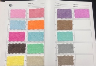 Polyester terry cloth factory direct 60 color in stock bags hair accessories composite hotel slippers fabric