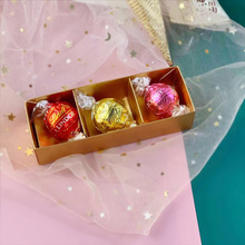 結婚金色透明喜糖盒瑞士蓮德芙創意伴手禮網紅北歐風巧克力包裝盒