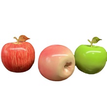 铜仿真苹果平安果平平安安黄铜全铜苹果家居客厅装饰品礼品摆件