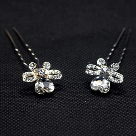 Los fabricantes suministran agujas para el cabello de estrella de cinco puntas de diamantes de imitación, horquilla en forma de U para el cabello, accesorios para el cabello de todo fósforo de moda al por mayor