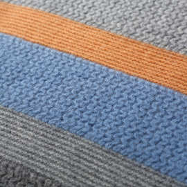 冬季厚款男士羊毛衫中青年圆领套头毛衣时尚修身条纹羊毛衫男