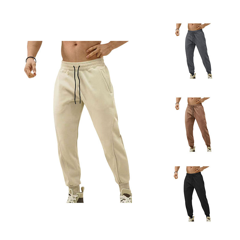 2024 nové ležérní sportovní tepláky, tréninkové svalové lékařské kalhoty, pánský styl_voghion.com