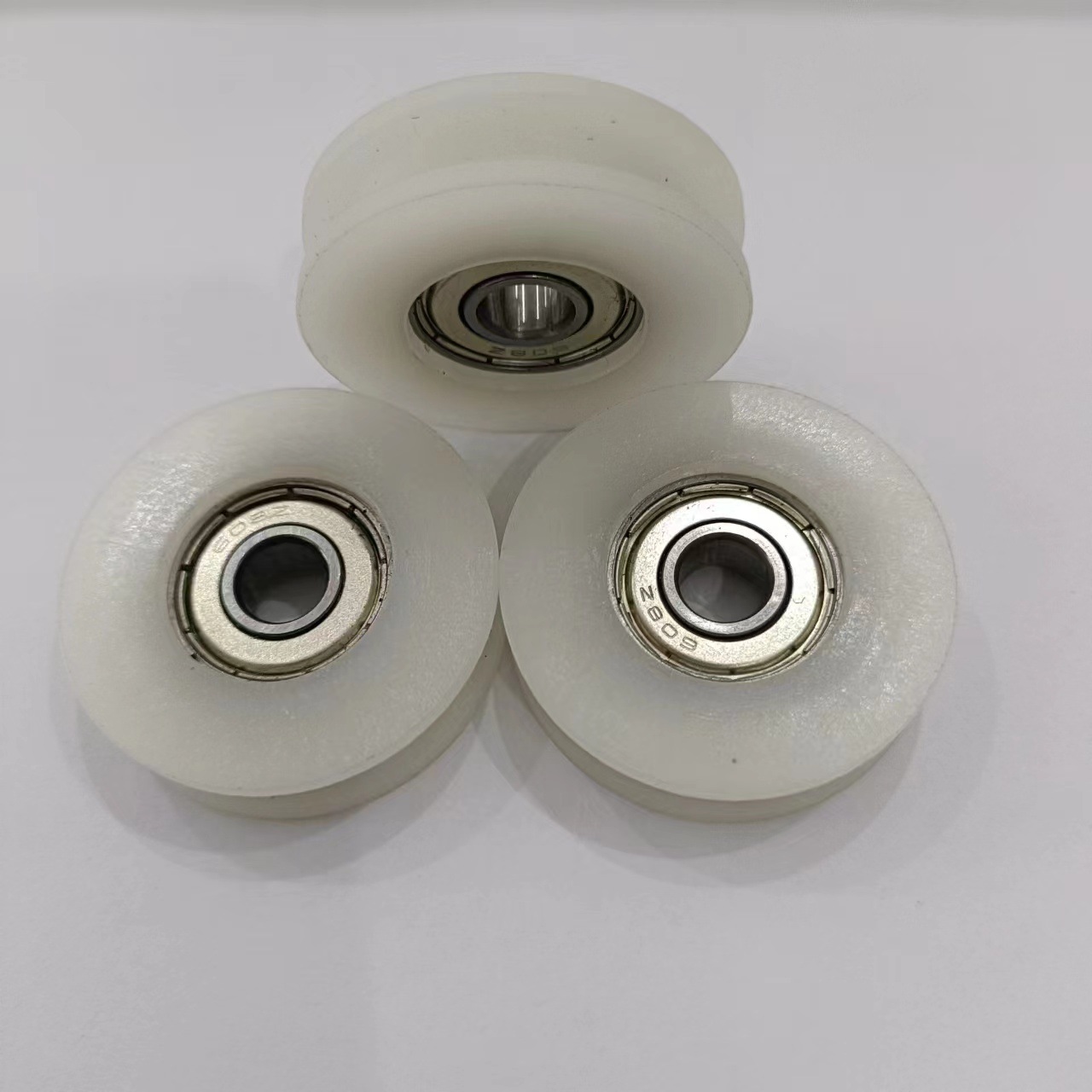 U型V型H型槽轴承滚轮 内径4/5/6/8/10mm包胶U型轴承滑轮