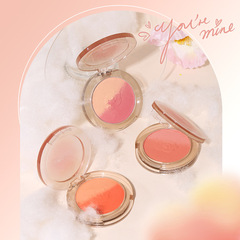 WODWOD light color elegant gradient blush two-color expansion color three-dimensional blush atmosphere one multi-purpose comprehensive palette
