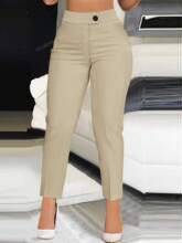 J 28044 High Waist Straight Suit Pants ����������װ�ŷֿ�