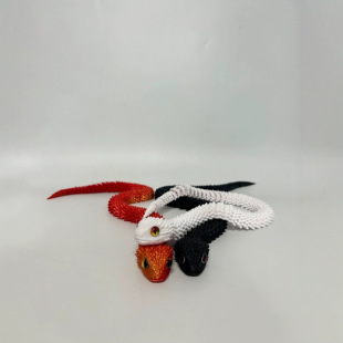 Cross-Border Toy Viper Hot-Selling Handicraft Ornaments Internet Celebrity Creative Hand-Made 3D Printed Snake
