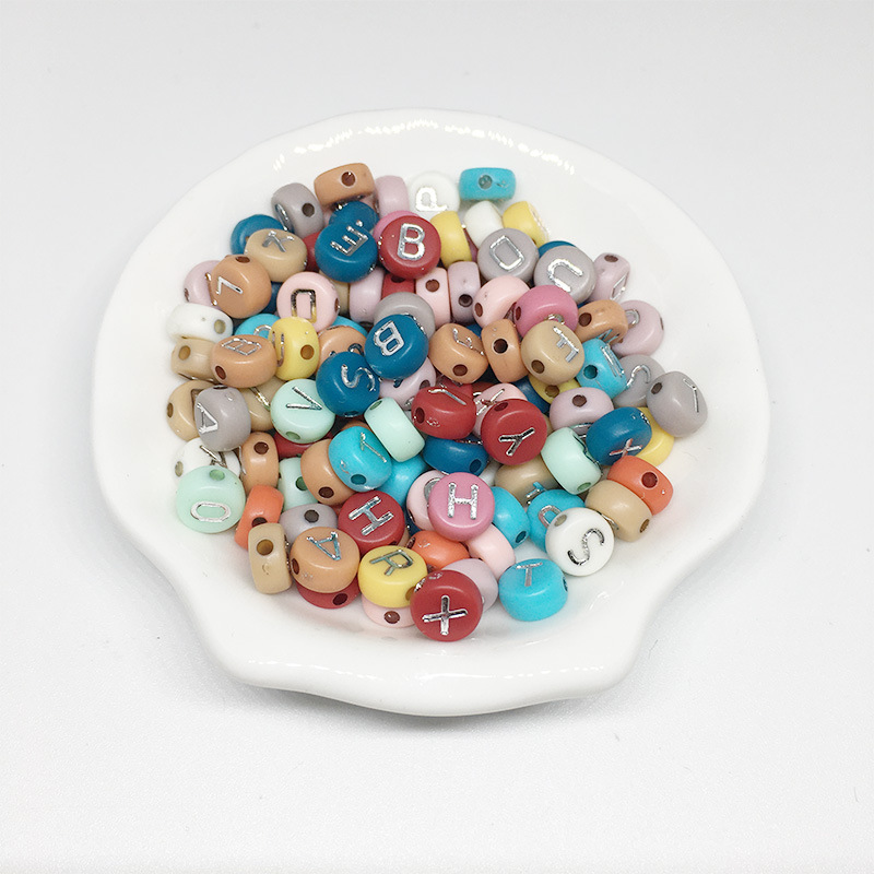 4*7 Morandi color silver lettering