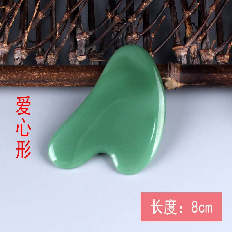 [面部脸部全身通用经络水晶拨经棒点穴笔鱼形刮脸拨筋棒玉石按摩板]