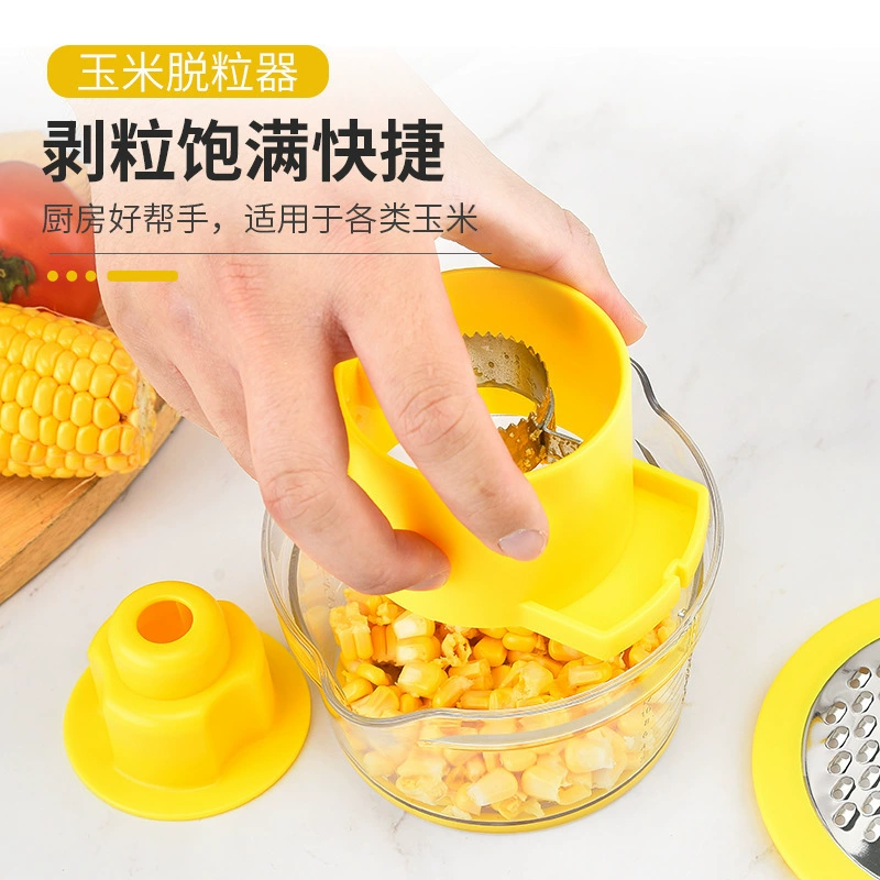 Строганый кукурузный зёрна очиститель Многофункциональный молотилка кукурузы шлифовальный имбирь чеснок набор гаджетов для кухни