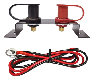 Power supply, ignition system accessories Remote Charging Station Terminal - battery-jump-starter-pair-bracket-2-x-6-sq-mm-cables