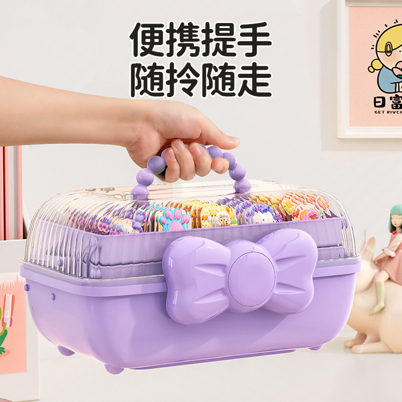 カード収納ケースシールセット専用プラスチック整理箱デスクトップキャビネットにカードを入れる手帳収納ケース|undefined