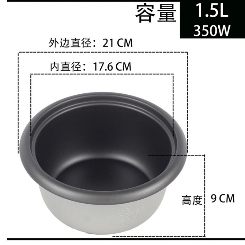 1.5L 블랙 크리스탈 논스틱 [철 담즙]