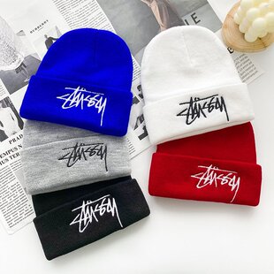 Knitted Hat Winter New All-match Warm Baotou Wool Hat Men's Fashionable Brand Autumn and Winter Face Small Melon Skin Cold Hat for Women