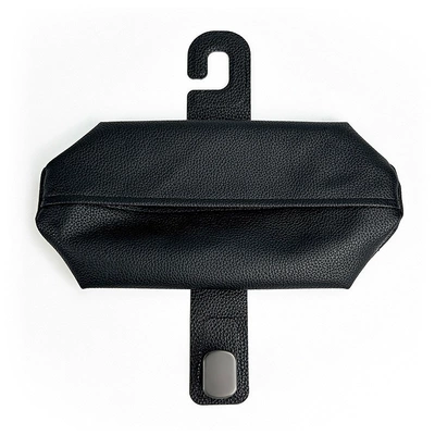 Car Rear Seat Hook Tissue Box Multifunctional In-Car Storage Car Seat Back Hook Hanging Fixed Hanging Bag (Car tissue box/set) - proton-black-tissue-box-and-hook-integrated