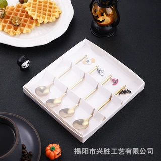 不锈钢餐具套装叉勺创意卡通家用甜品咖啡搅拌勺水果叉批发甜品叉