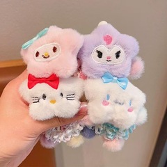 儿童冬季发圈发绳女童扎头发马尾头绳可爱卡通皮筋女孩丸子头发饰