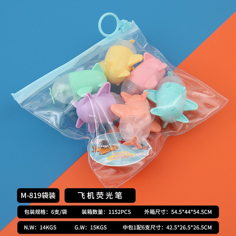 Dibujos animados resaltador mini helado resaltador pintura clave bolígrafo marcador bolígrafo de graffiti bolígrafo acuarela juego multicolor