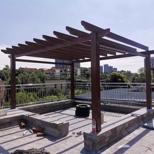 哇噢铝合金葡萄架定制户外爬藤花架子庭院公园景观长廊架凉亭花园