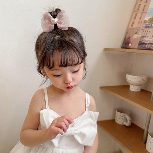 Bow headband children's hairpin headband  new style hair-tying rubber band headband for girls and babies that does not hurt hair