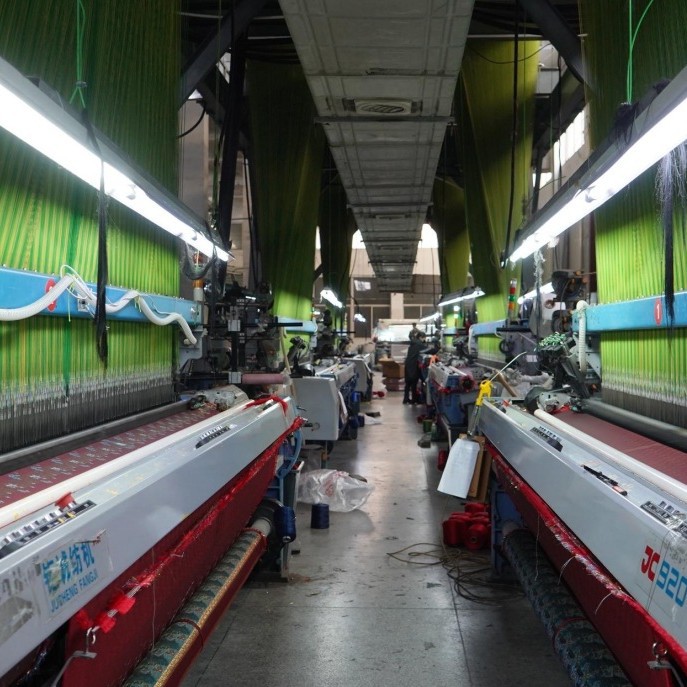 Flor personalizada toallas de sofá de Chenille teñidas Jacquard algodón dibujo personalizado muestra de sofá de Chenille cubierta de tela