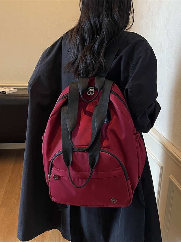 新款百搭款双肩背包女包旅行单肩背包潮流时尚保温层干湿分离背包|undefined
