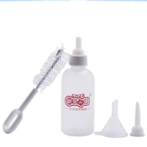 New Favorite: Kang Pet Bottle Set – Cat & Puppy Feeder with Multiple Nipples, Soft Spouts, and a Bottle Brush; Also Ideal for Hamsters and Rabbits