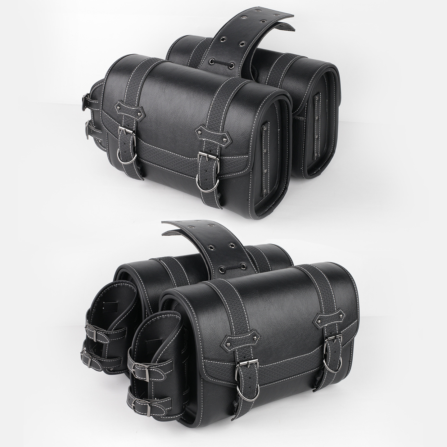 Cross-Border Hot-Selling Universal Retro Modified Waterproof, Sun-Resistant, Scratch-Resistant, Large-Capacity Motorcycle Side Bag for Electric Vehicles and Motorcycles