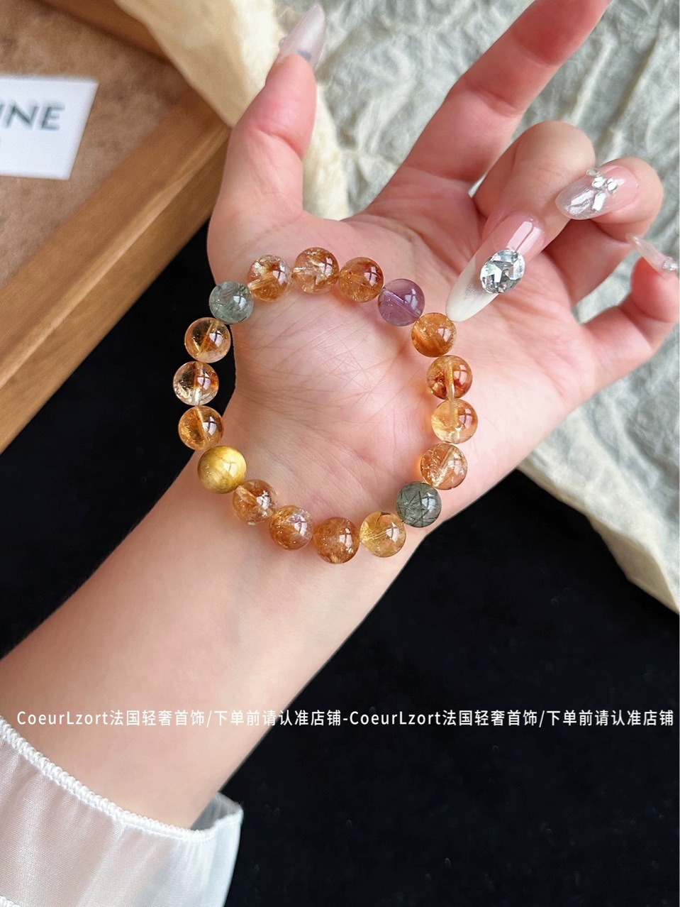 【招财暴富2.0】天然黄水晶黄发晶手链女金虎眼财运事业水晶礼物