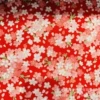 Flower-shaped, red