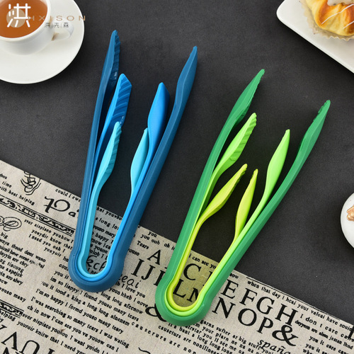 Cross-border steak tongs food tongs plastic kitchen tools plastic products PP plastic food tongs bread tongs