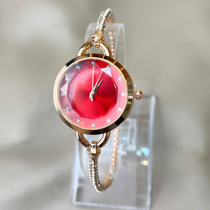 Nuovo orologio da donna Live Small Slim con cinturino al quarzo e quadrante trendy_voghion.com