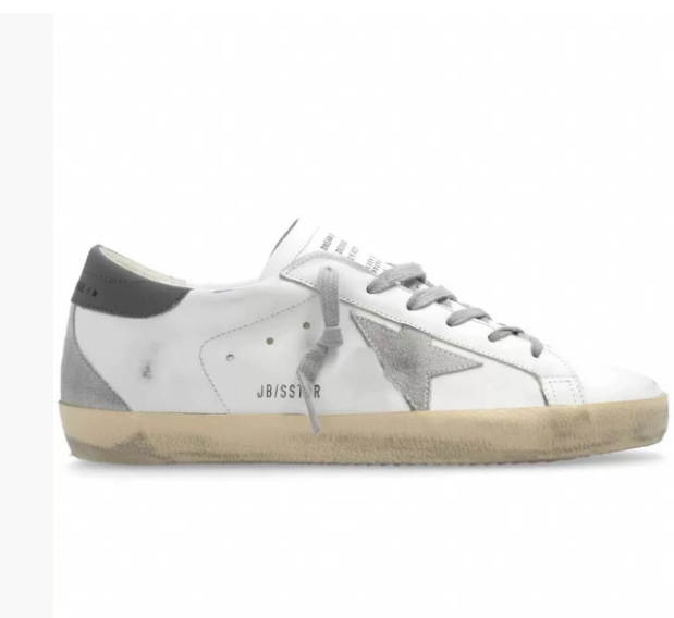 Estrellas de cuero nuevo tipo de altura interior plana para hombres y mujeres zapatos blancos casuales coreanos retro zapatos sucios de comercio exterior zapatos de skate para hombres