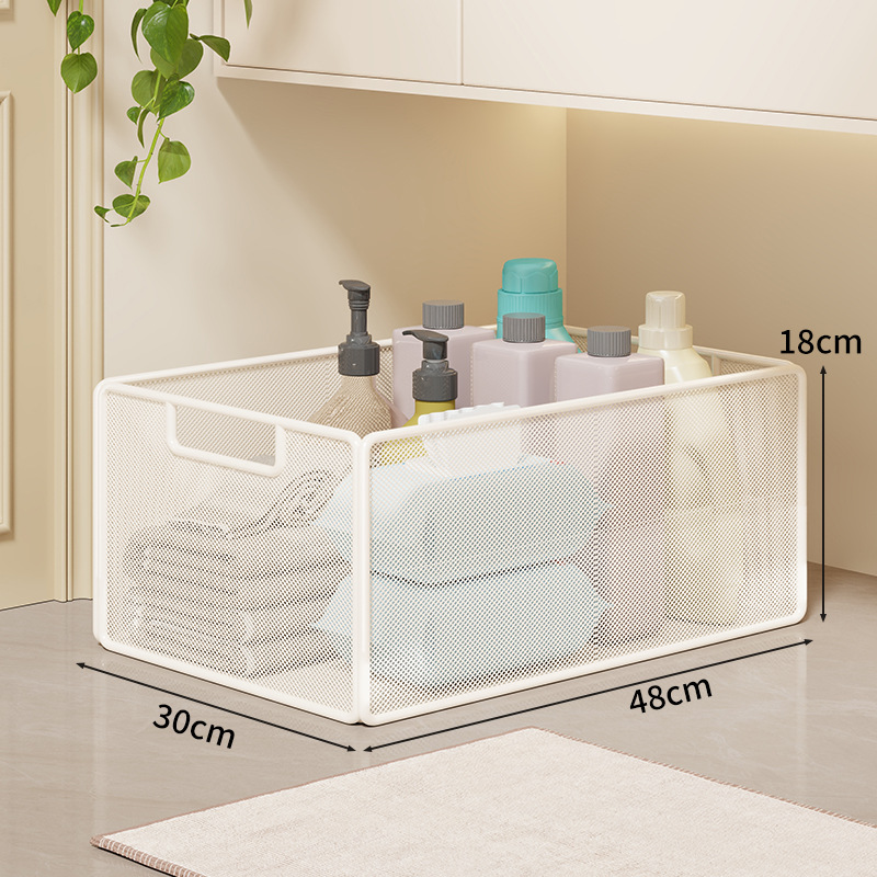 Carrito Cesta para Ropa Sucia de Hierro, Móvil, para Baño