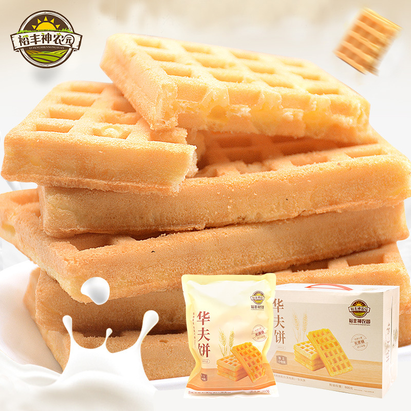 裕丰神农园华夫饼面包礼盒装800g|ru
