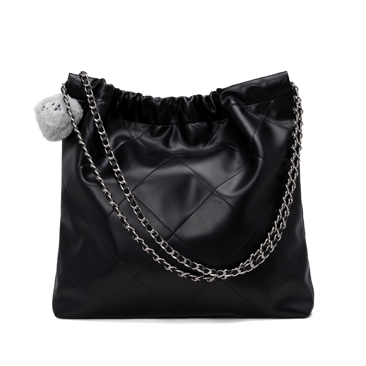 Bestseller: Neue Modell 2026 Tasche, gesteppte Ketten-Schultertasche mit Achselgurt, geräumige Tragetasche_voghion.com